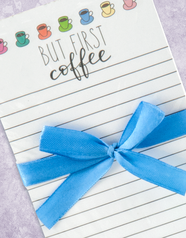 But First Coffee Shopping List Pads