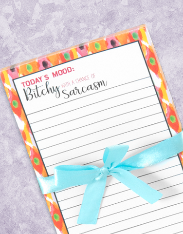 Today's Mood Shopping List Pads