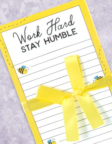 Stay Humble Shopping List Pads