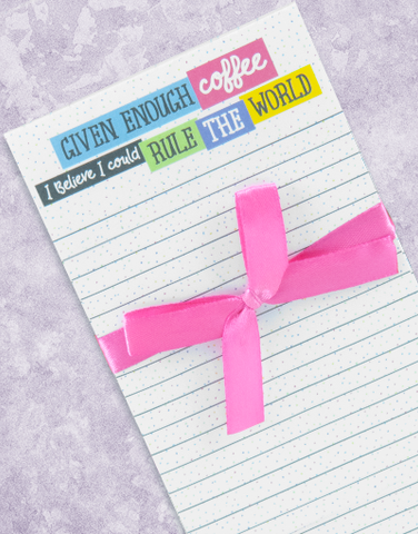 Rule the World Shopping List Pads