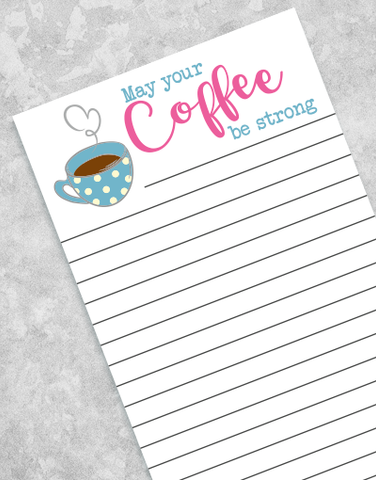 Short Monday Shopping List Pads