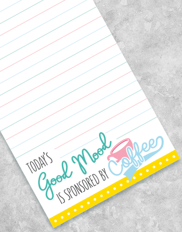 Sponsored By Shopping List Pads