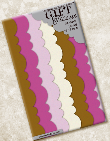 Too Hip Scalloped Tissue Paper