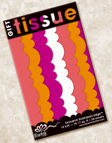 Fruity Splash Scalloped Tissue Paper