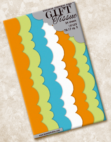 Maison Colors Scalloped Tissue Paper