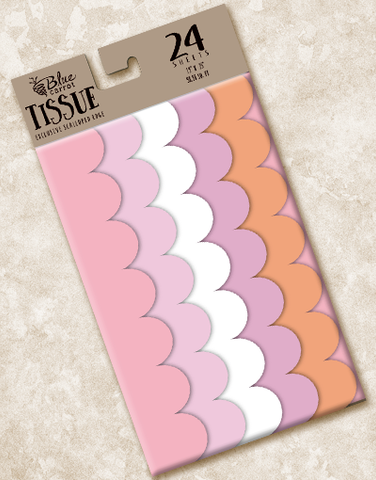 Cotton Candy Scalloped Tissue Paper