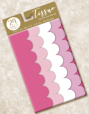 Dreamy Scalloped Tissue Paper