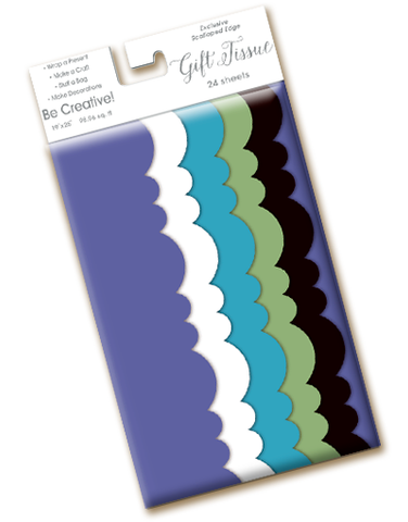 Vancouver Scalloped Tissue Paper