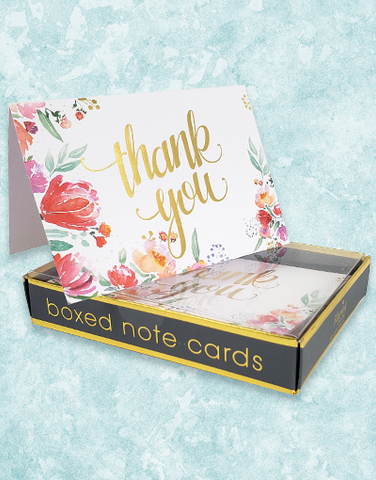 Fragrant Flowers Thank You Cards