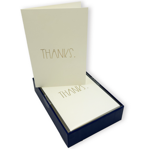 Simple Thanks Thank You Note Cards