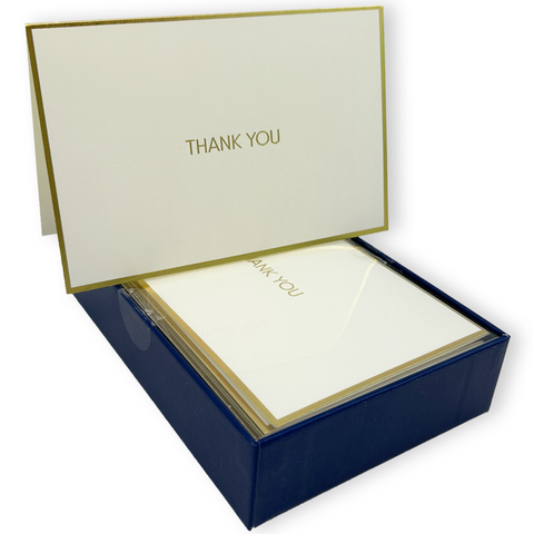 Simplistic Thanks Thank You Note Cards