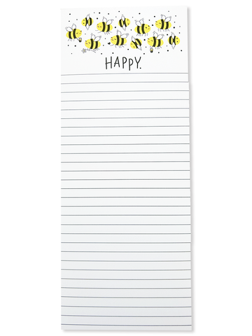 Bee Happy Chunky List Pad