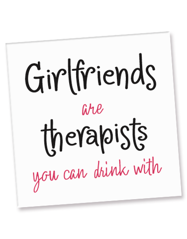Girlfriend Therapist Beverage Napkins (40 Count)