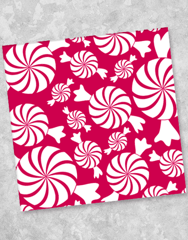 Peppermint Playtime Beverage Napkins