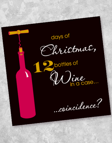 12 Days of Wine Beverage Napkins (20 Count)