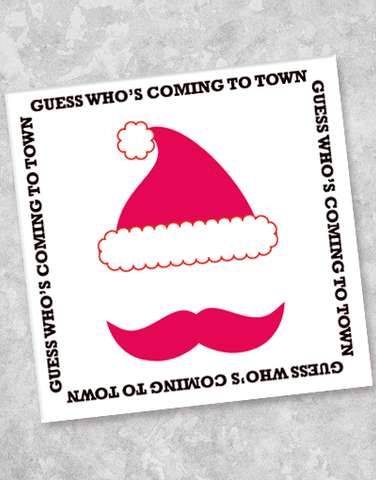 Santa Stach Beverage Napkins