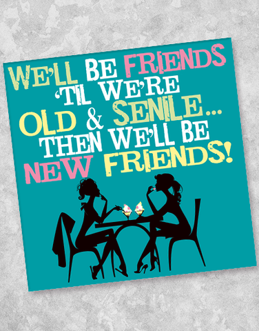 We'll Be Friends Beverage Napkins (40 Count)