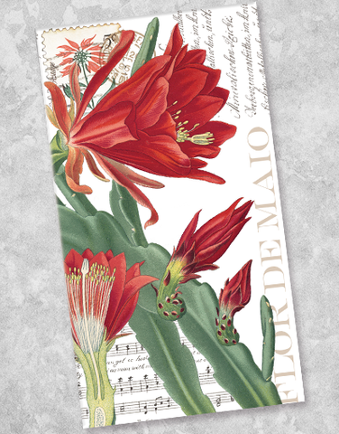 Christmas Botanical Guest Towel Napkins