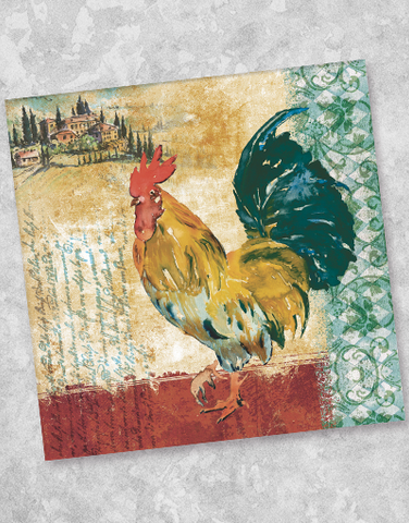 Tuscan Rooster Luncheon Napkins (40 Count)