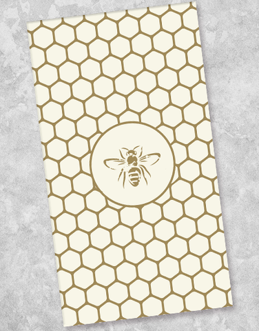 Golden Bee Guest Towel Napkins (36 Count)