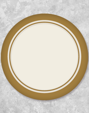 Gold Trim Elegance Cream Dessert Plates (18 Count)