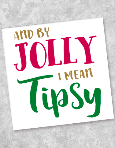 By Jolly Beverage Napkins (40 Count)