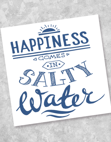 Salty Water Beverage Napkins (40 Count)