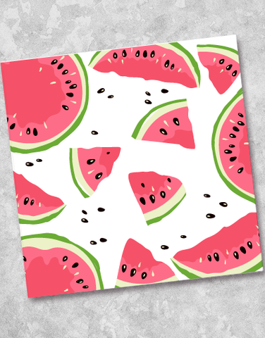 Watermelon Fun Beverage Napkins (40 Count)