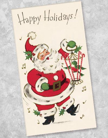 Happy Holidays Santa Towel Napkins (40 Count)