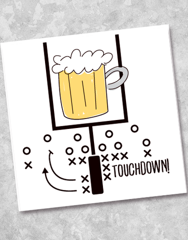 Touchdown Play Beverage Napkins (40 Count)