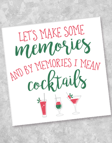 I Mean Cocktails Beverage Napkins (40 Count)