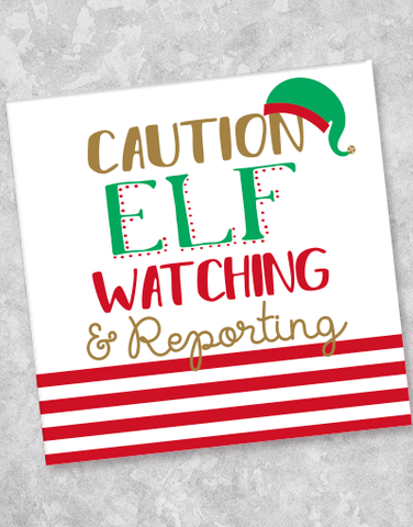 Elf Patrol Beverage Napkins (40 Count)