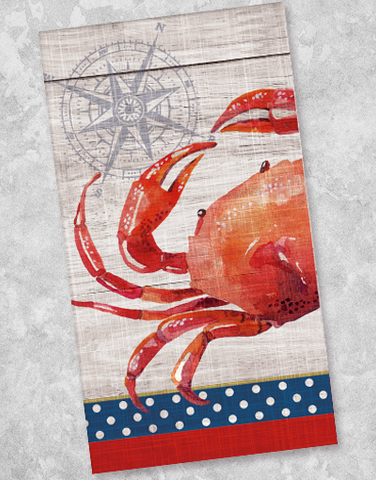 American Crab Guest Towel Napkins (40 Count)
