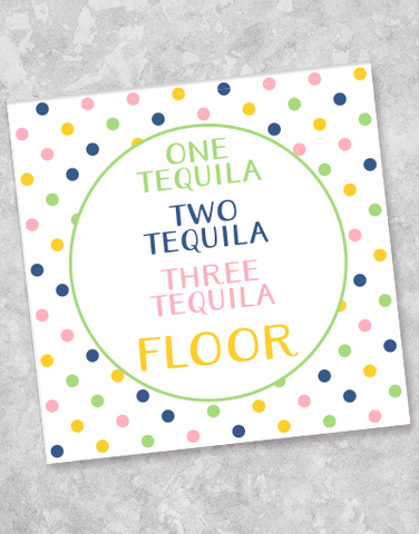 Too Much Tequila Beverage Napkins (36 Count)