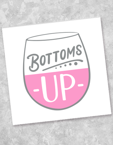 Bottoms Up Beverage Napkins (36 Count)