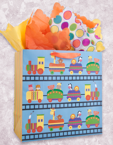 Animal Train Gift Bags