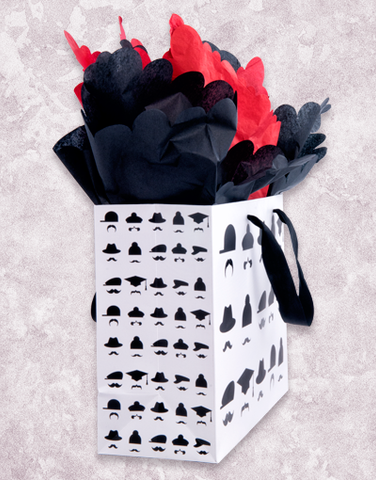 Hats and Mustaches Gift Bags