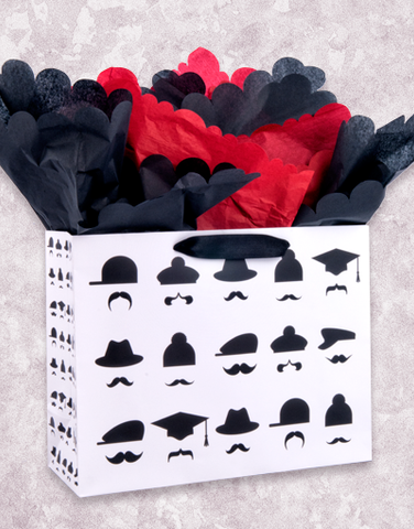 Hats and Mustaches Gift Bags