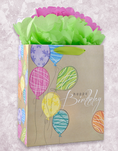 Balloon Dreams Kraft Gift Bags