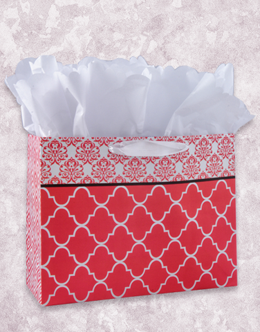 Chic Boutique Coral Gift Bags