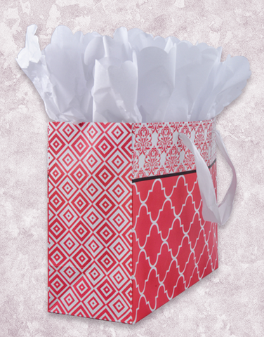 Chic Boutique Coral Gift Bags