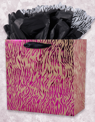 Zebra Pop Fuschia Gift Bags