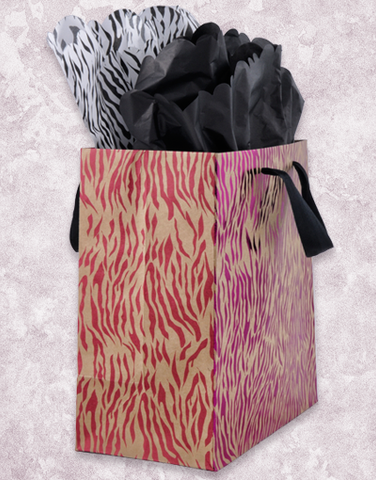 Zebra Pop Fuschia Gift Bags