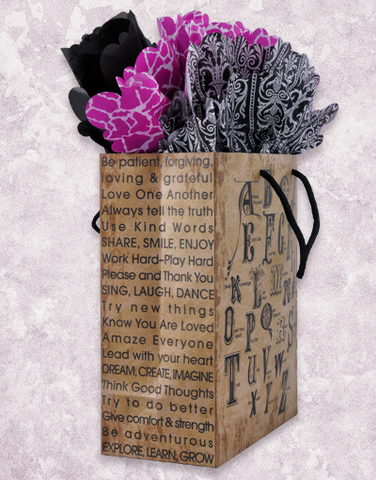 Alphabet Advice Gift Bags