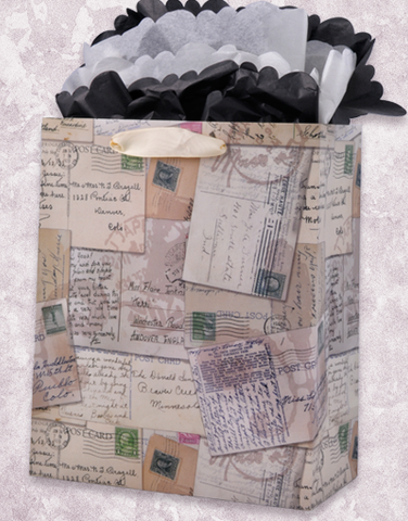 Vintage Postcards Gift Bags