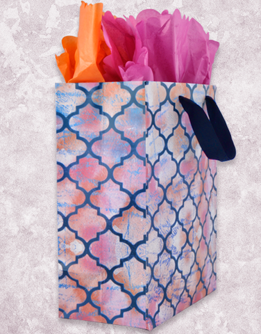 Watercolor Tiles Gift Bags