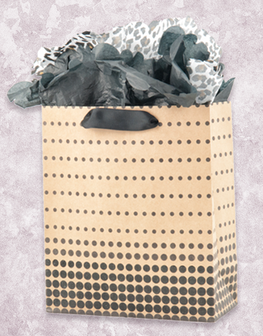 Dot Ombre Kraft (Studio) Gift Bags