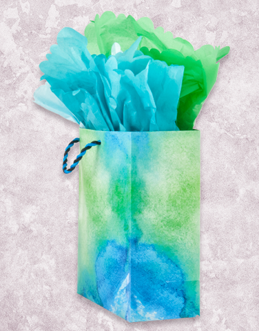Cool Tones Watercolor (Studio) Gift Bags