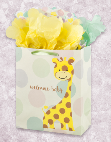 Welcome Baby Giraffe (Garden) Gift Bags