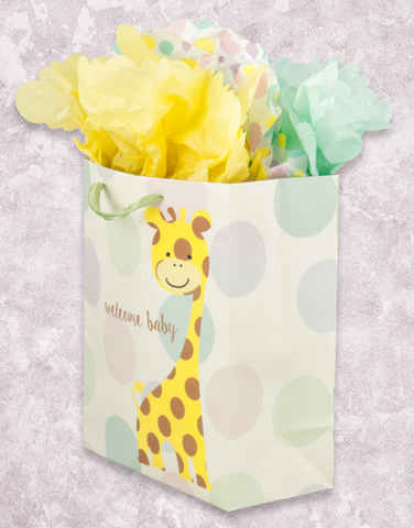 Welcome Baby Giraffe (Garden) Gift Bags